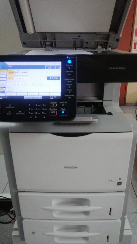 Ricoh Aficio SP 5200S atendida en Quilicura